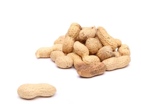 A handful of peanuts for a pod Stock Photos
