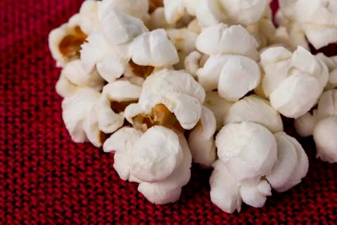 Handful of popcorn Stock Photos