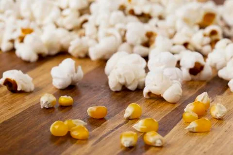 Handful of popcorn 写真素材