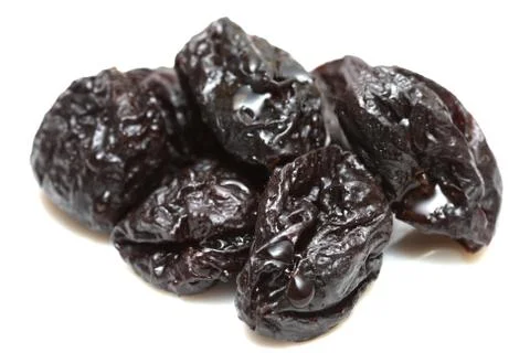 Handful of prunes Stock Photos