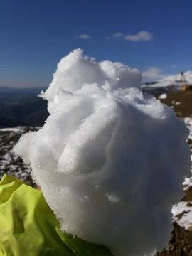 Handful of snow Stock Photos
