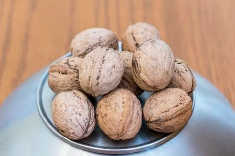 A handful of walnuts Stock Photos