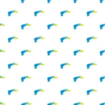 Handgun with cash pattern seamless repeating wallpaper Stock Illustration