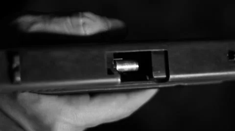 Handgun lock Stock Footage 40796764