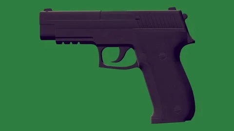 Handgun Motion Motion Graphic Overlay Stock Footage 338018393