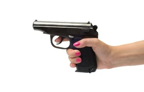 Handgun. Stock Photos