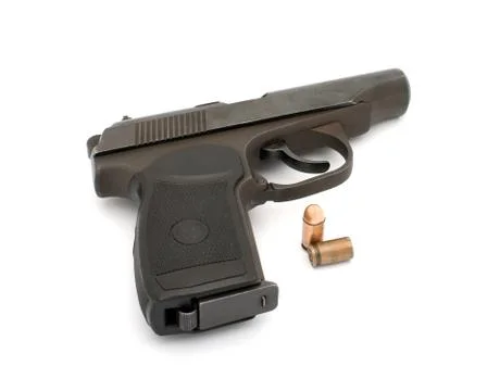 Handgun. Stock Photos
