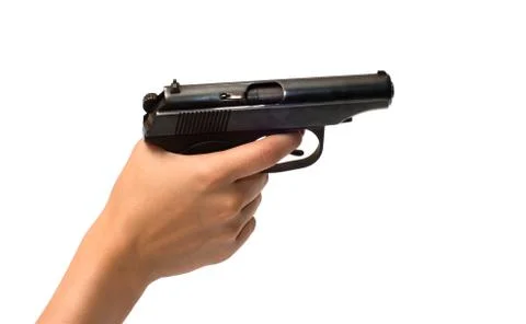 Handgun. Stock Photos
