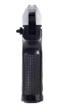 Handgun view from back Stock Photos