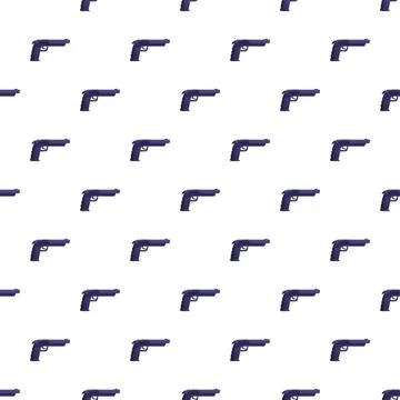 Handgun weapon repeating pattern for security design 스톡 일러스트