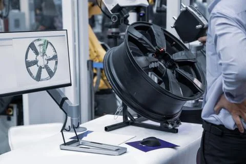 Handheld 3D scanner Stock Photos