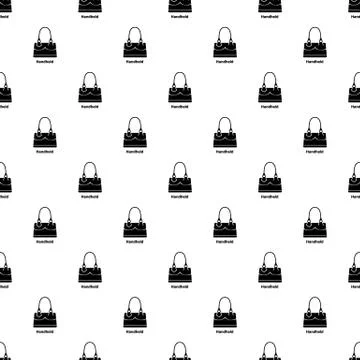 Handheld bag pattern seamless 库存插图