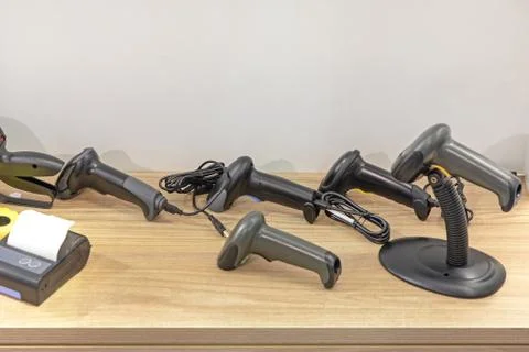 Handheld Barcode Reader Stock Photos