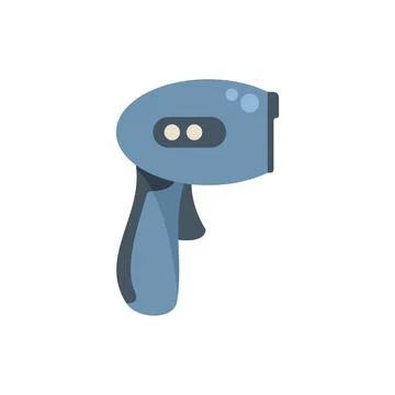 Handheld barcode scanner scanning bar code Stock-Illustration