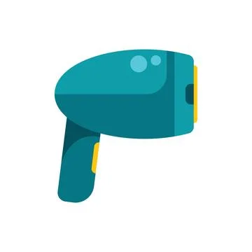 Handheld barcode scanner scanning barcodes icon Illustrazione stock