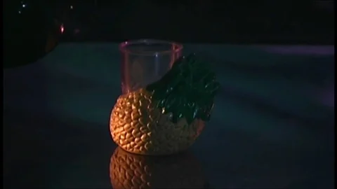 Handheld: Bartender Pour Shot, Customer Takes It Stock Footage 79325899