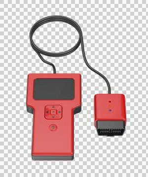 Handheld car diagnostic device Ilustración de archivo