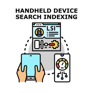 Handheld device search indexing optimization process Illustration