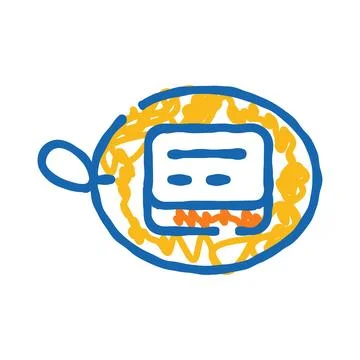 Handheld digital pet game capturing 90s nostalgia 库存插图