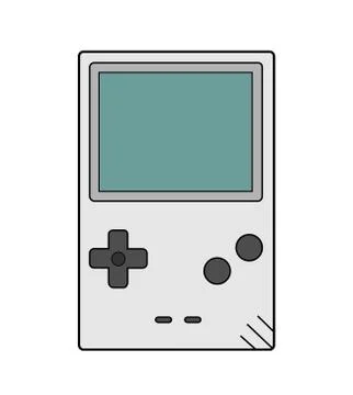 Handheld Game Console Illustrazione stock