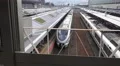 Handheld Japanese Train In Station From Above 4K 4k or 4k+ Resolution