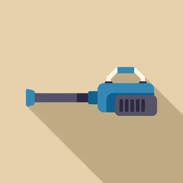 Handheld leaf blower used for garden maintenance Stock Illustration