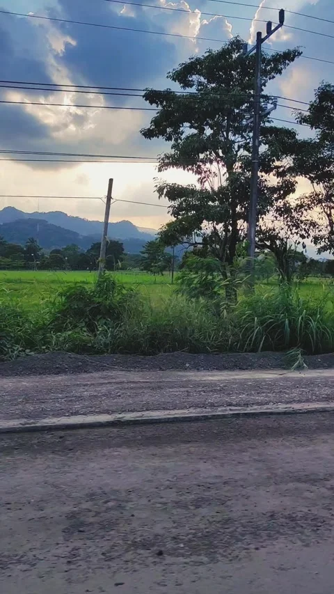A handheld long shot featuring the rural landscape Chiapas, Mexico Stock Footage 326314540