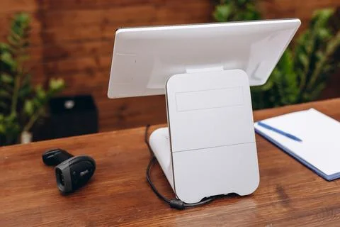 Handheld Mobile Computer and Bar Code scanner. 写真素材