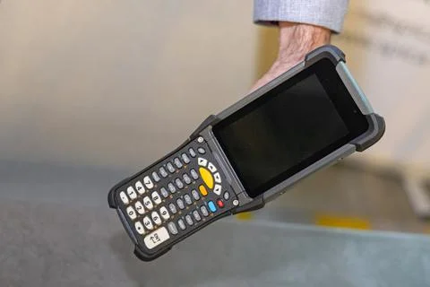 Handheld Portable Computer Scanner Stock Photos