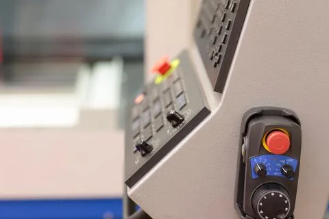 Handheld remote controller and operator console Stock Photos