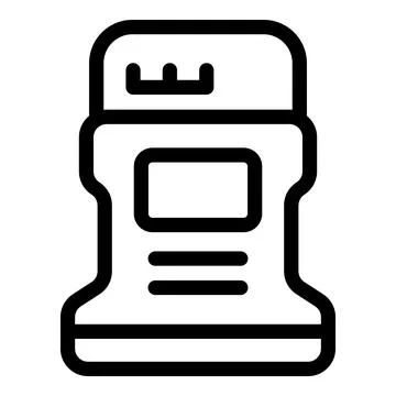 Handheld scanner device scanning document icon Stock Illustration