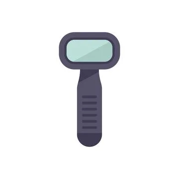 Handheld scanner showing blank screen for product detection Stock-Illustration