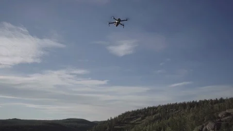 Handheld shot. Camera shooting with 3 Axis Gimbal. Stock Footage 113046254