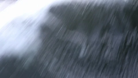 Handheld shot coasting over Puget Sound in Washington State. Stock Footage 86757886