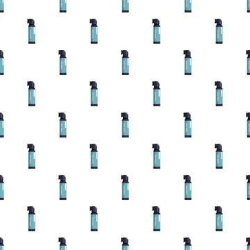 Handheld tear gas spray cans seamless pattern Stock-Illustration