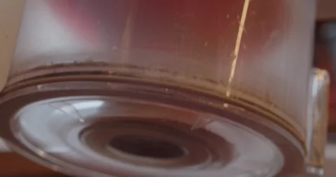 Handheld vacuum cleaner closeup 4k Stock Footage 264584868
