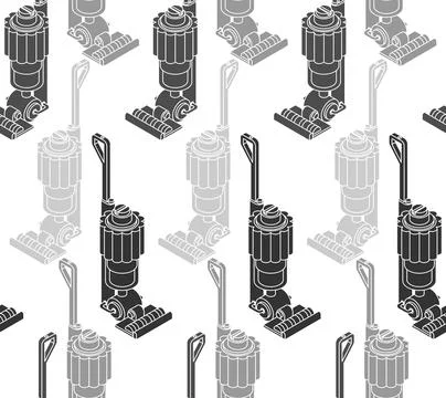 Handheld Vacuum Cleaner pattern seamless. House cleaning machine background イラスト素材