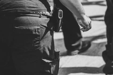 Handheld on waist Stock Photos