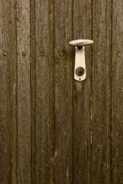 Handhold on door Stock Photos