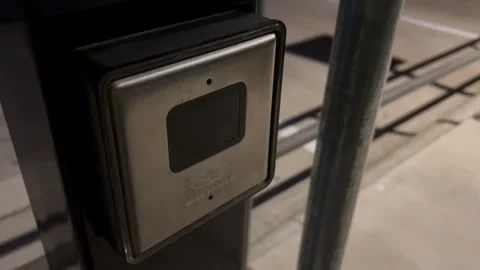 Handicap door button for door  Stock Footage 278592048