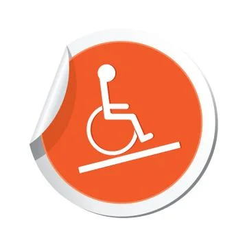 Handicap icon. Stock Illustration