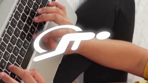 Handicap symbol by hand on computer keyboard, vertical motion graphics Stock Footage 237531079