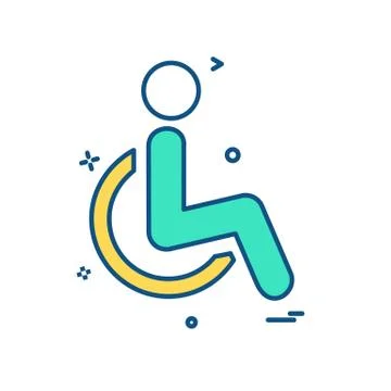Handicapped icon design vector Stock Illustration
