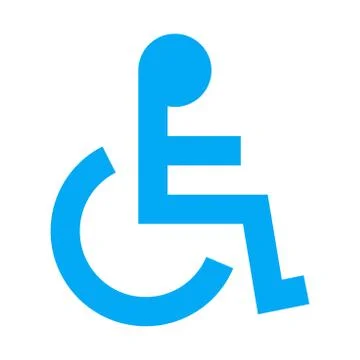 Handicapped or Accessibility icon vector illustration Stock Illustration