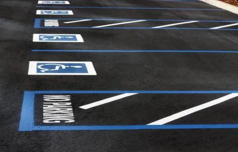 Handicapped Parking Stock Photos