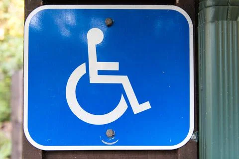 Handicapped sign Stock Photos