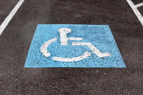 Handicapped symbol Stock Photos