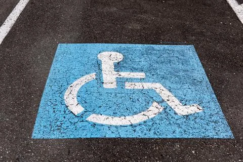Handicapped symbol Stock Photos