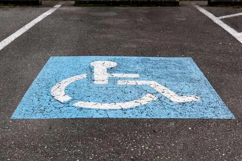 Handicapped symbol Stock Photos