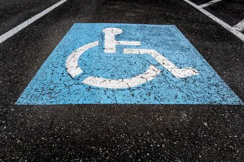 Handicapped symbol Stock Photos